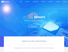 Tablet Screenshot of entasys.com
